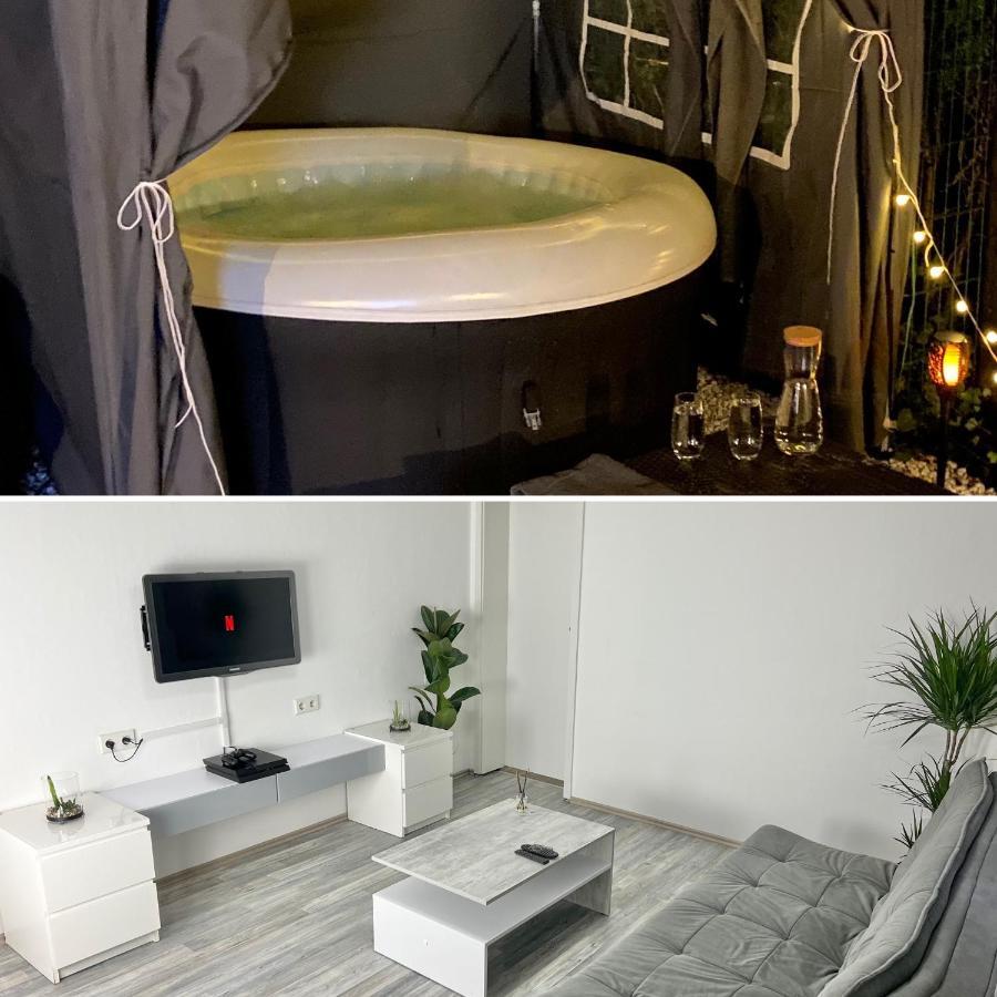 Wohnen Direkt An Der Rheinpromenade Mit Whirlpool Und Sauna Gotterswickerhamm Bagian luar foto
